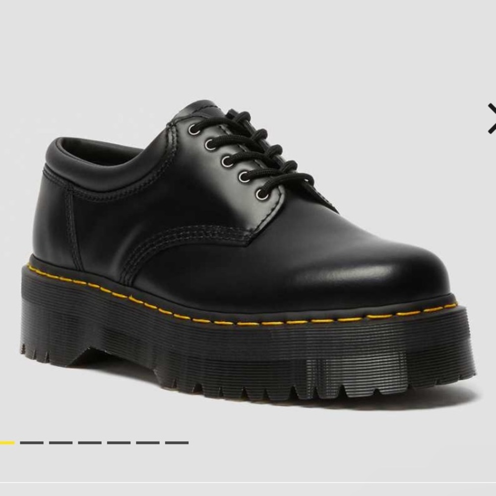 8053 LEATHER PLATFORM CASUAL SHOES